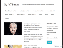 Tablet Screenshot of byjeffburger.com